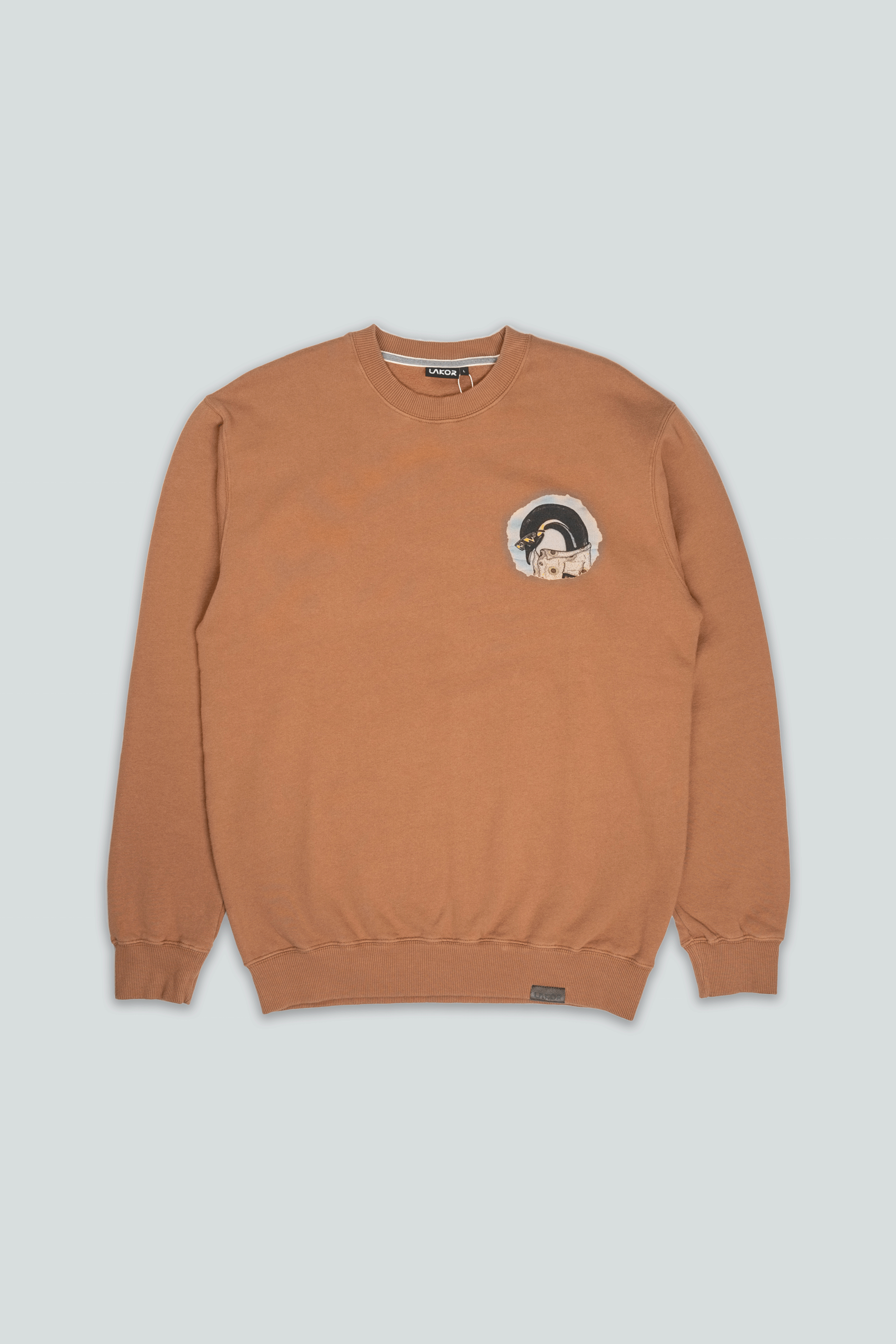 Pool Party Penguin Crewneck (Partridge)