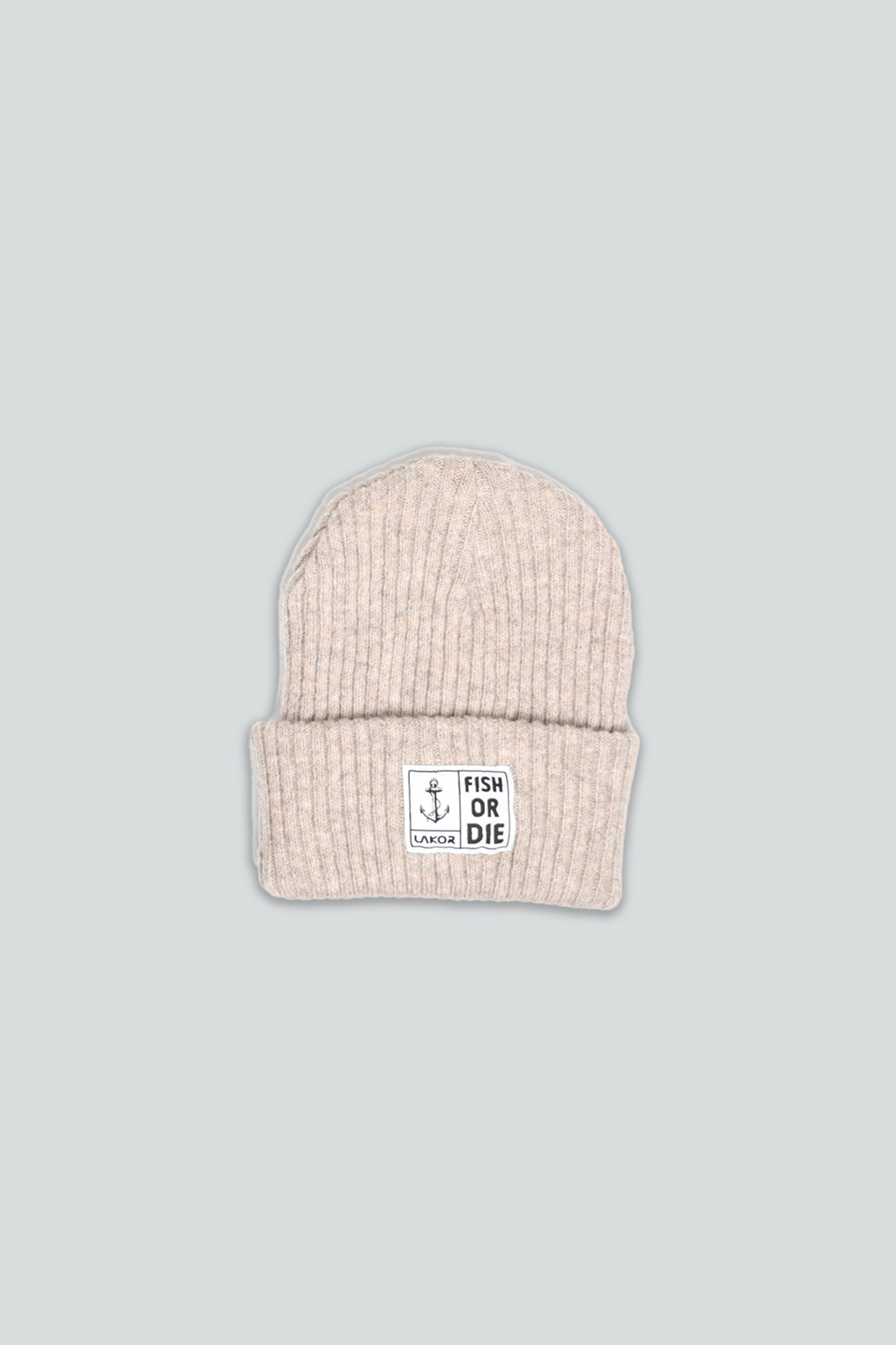 Fish or Die Beanie (Sand)