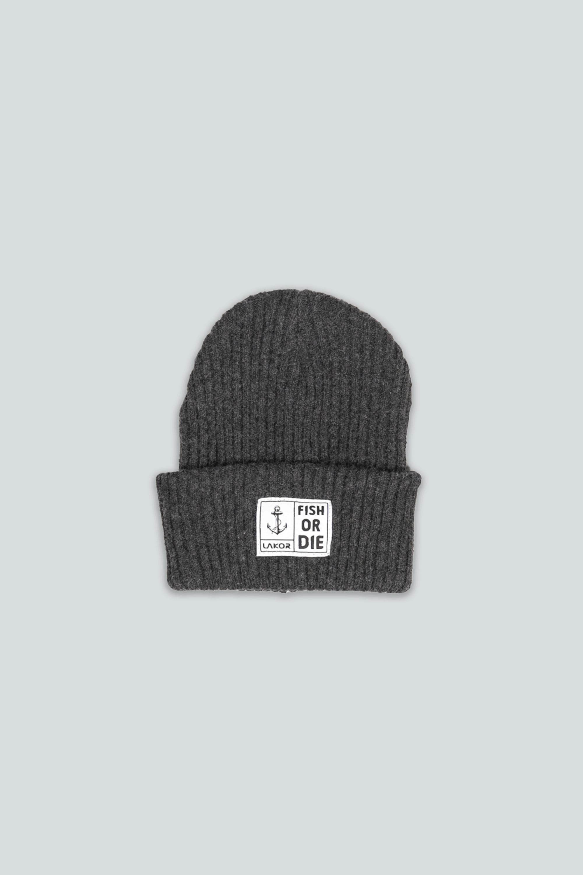 Fish or Die Beanie (Grey)