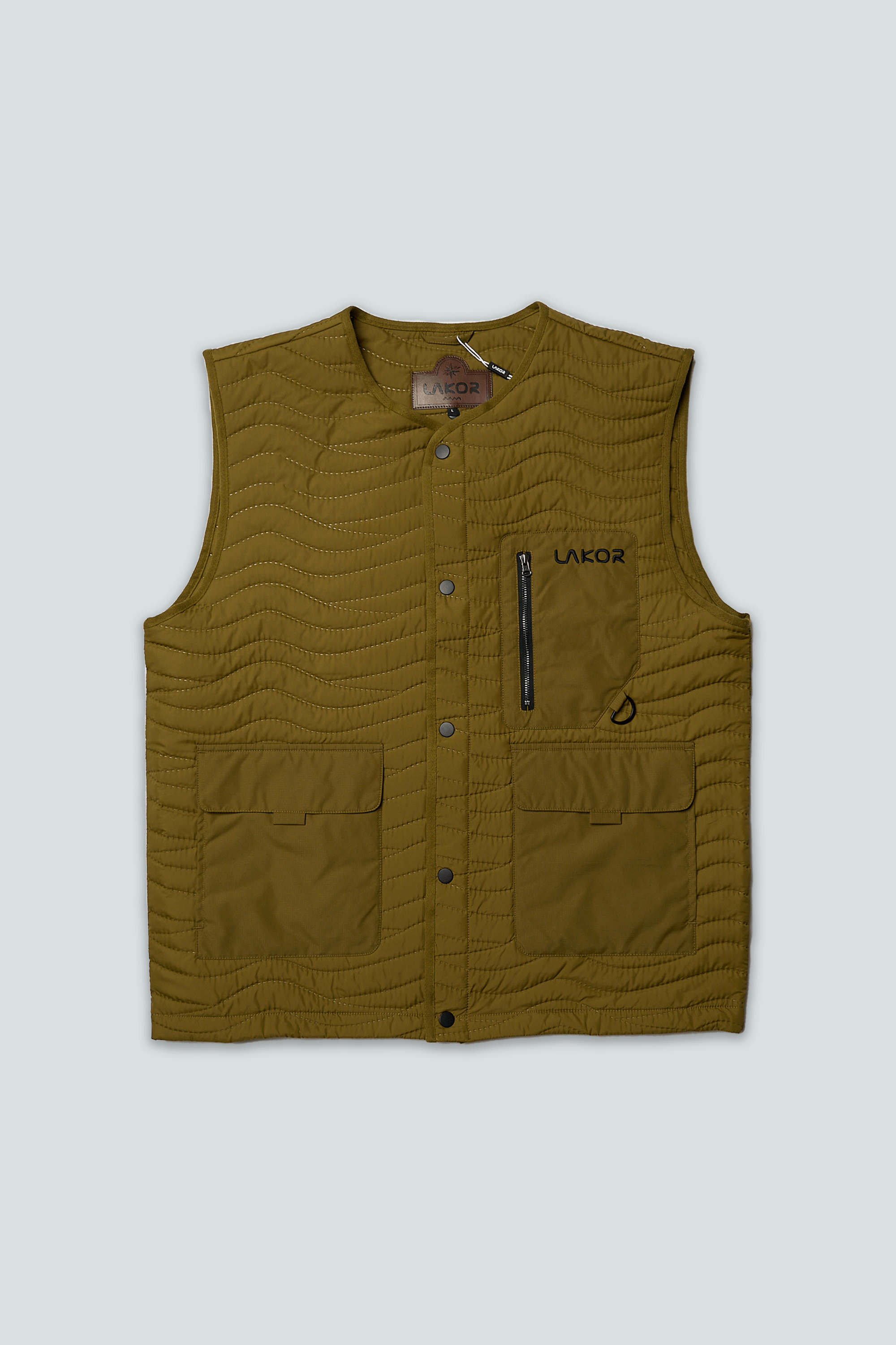 Seaway Quilted Vest (Fir Green)