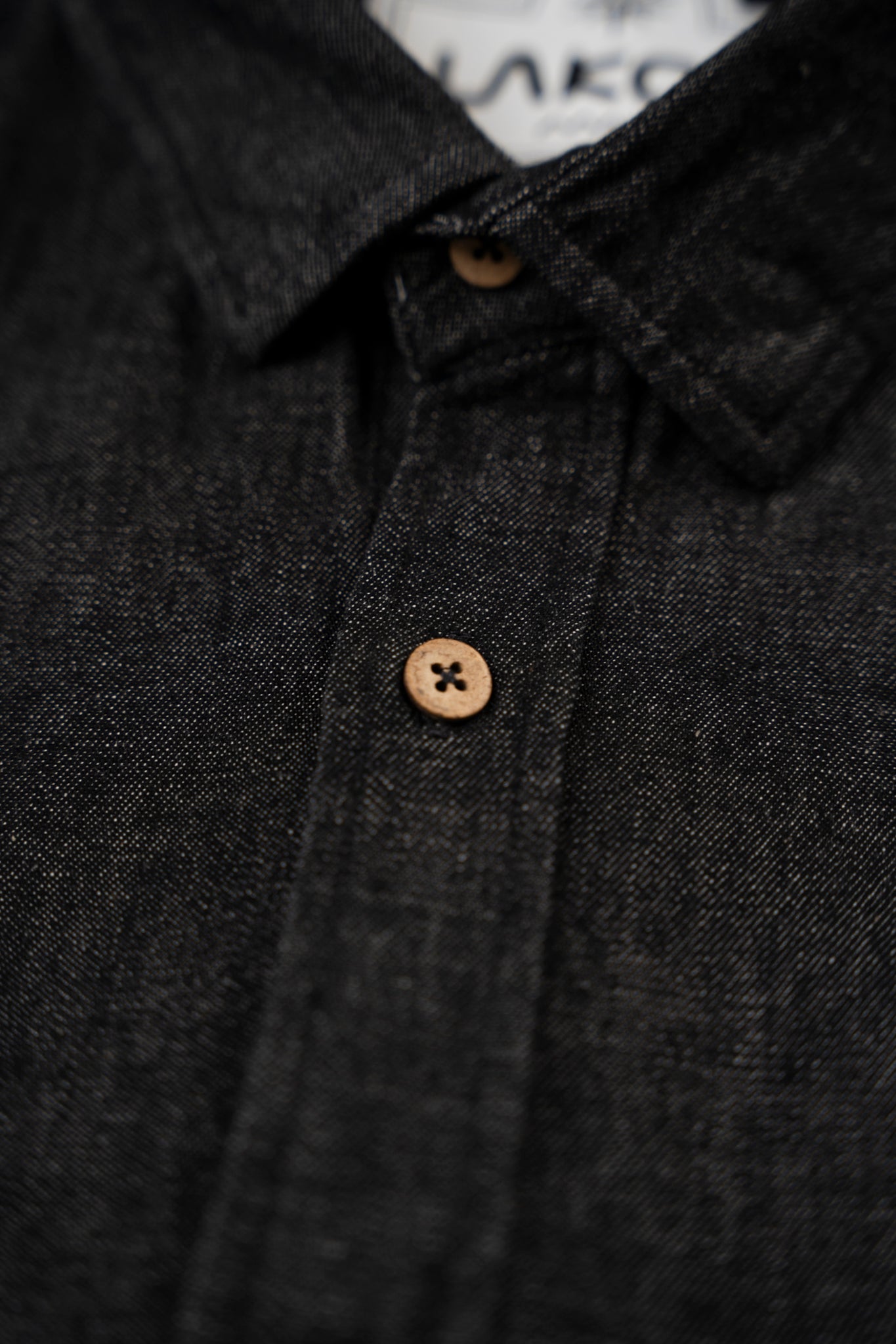 Organic Denim Shirt (Black)