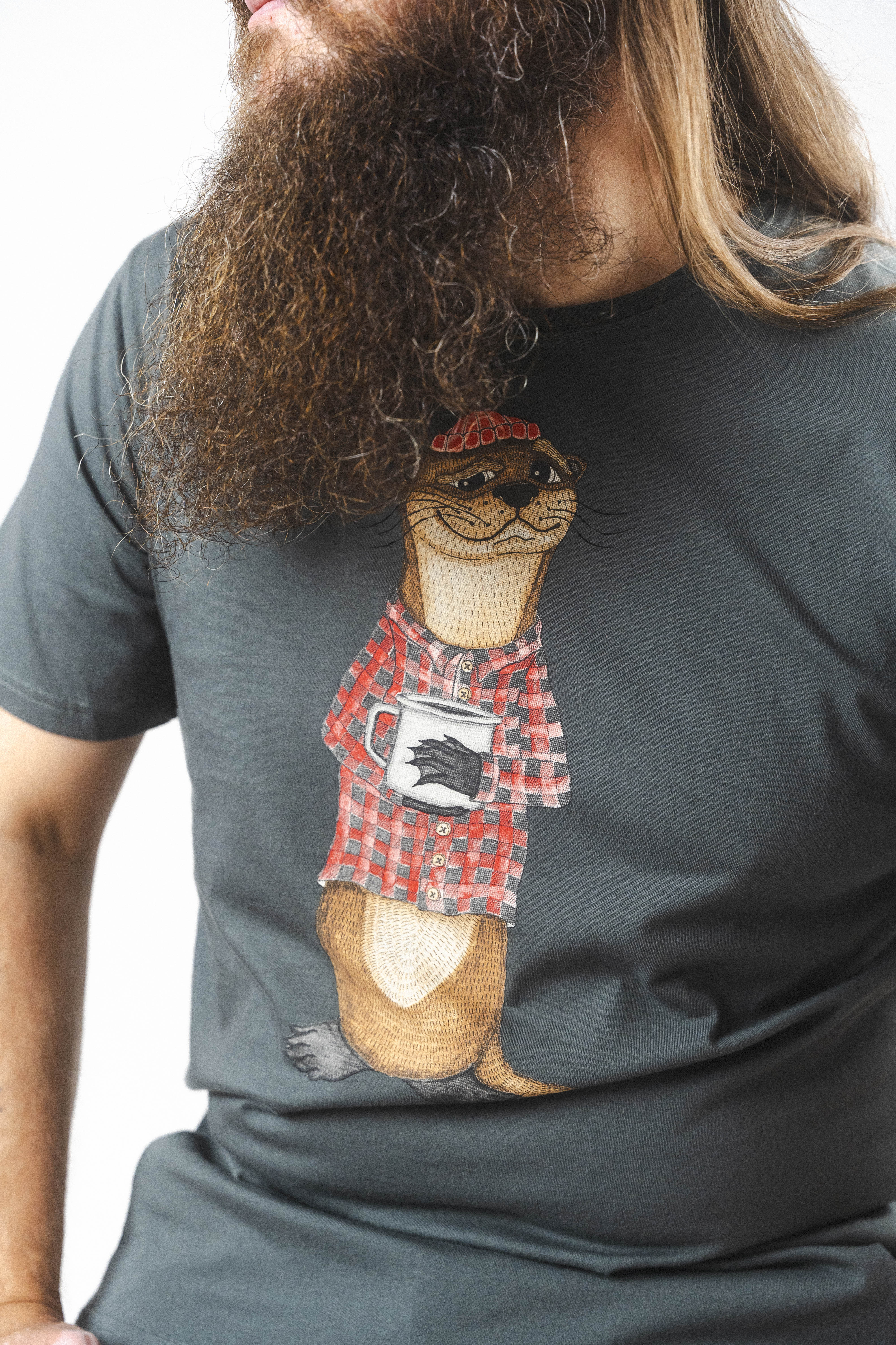 An Otter Coffee T-shirt (Urban Chic)