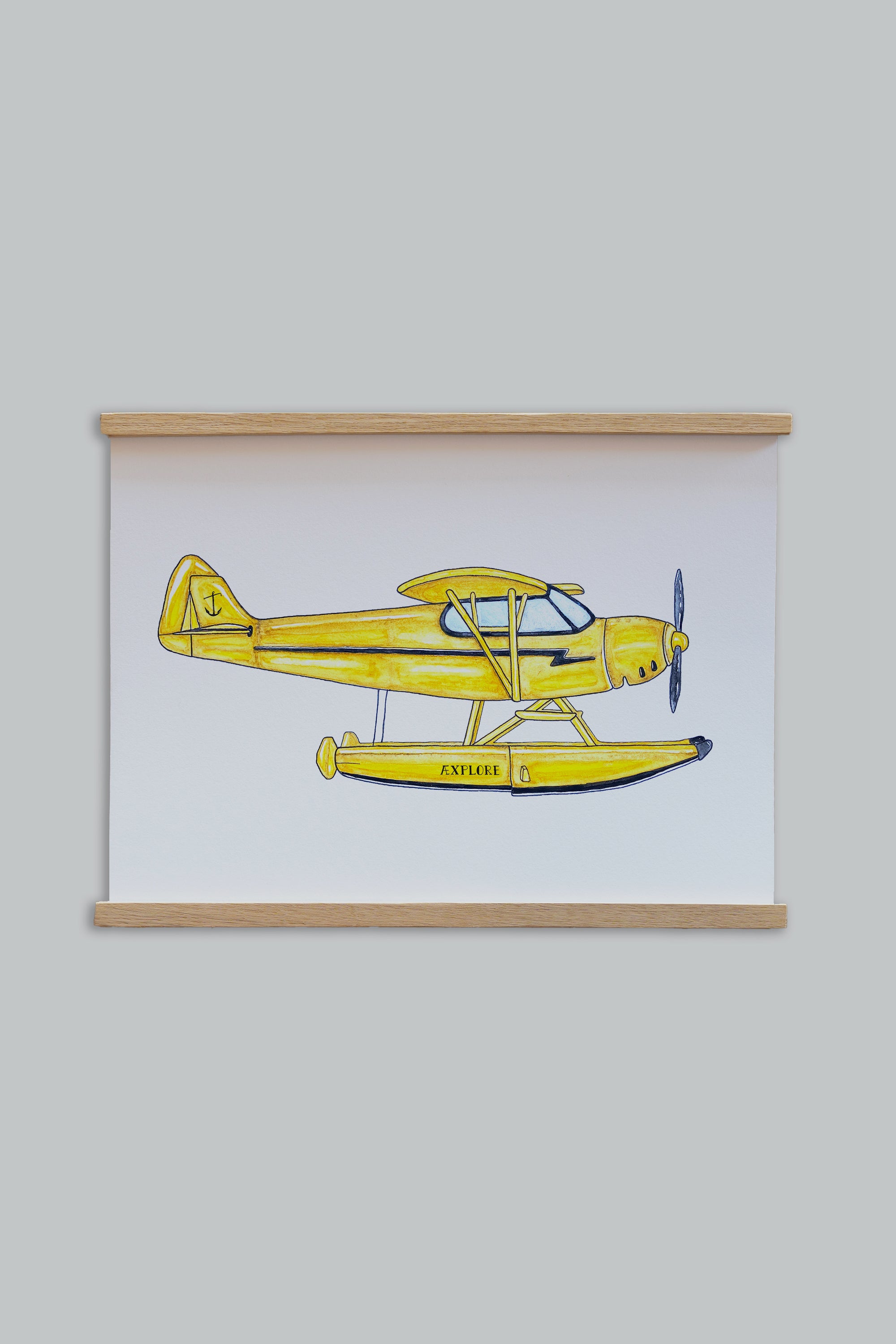 Waterplane Plakat